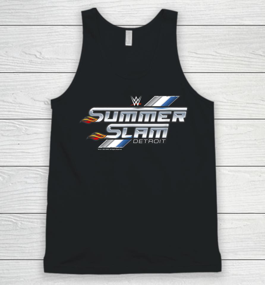 Wwe Wrestlemania Summer Slam 2023 Detroit Logo Unisex Tank Top