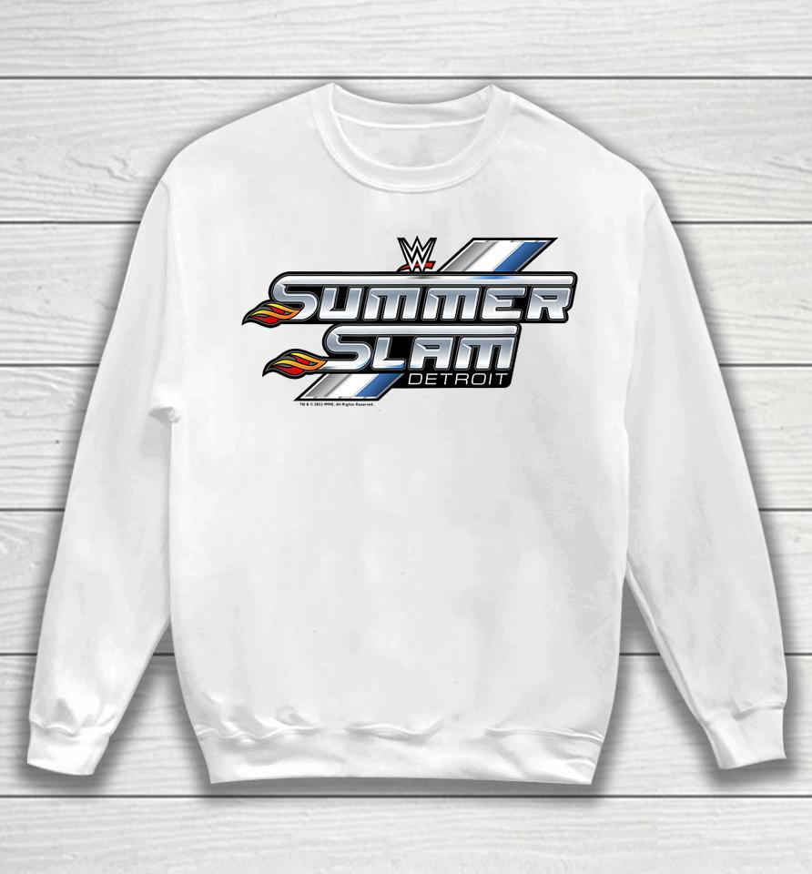 Wwe Wrestlemania Summer Slam 2023 Detroit Logo V2 Sweatshirt