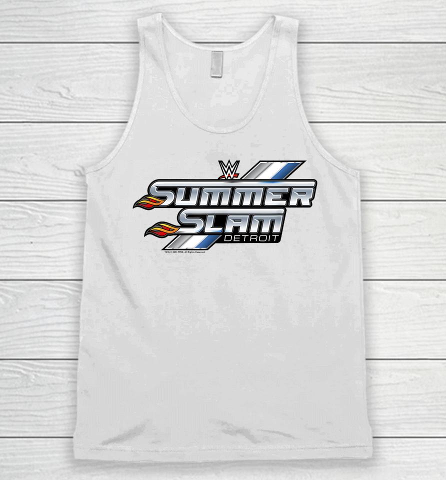 Wwe Wrestlemania Summer Slam 2023 Detroit Logo V2 Unisex Tank Top