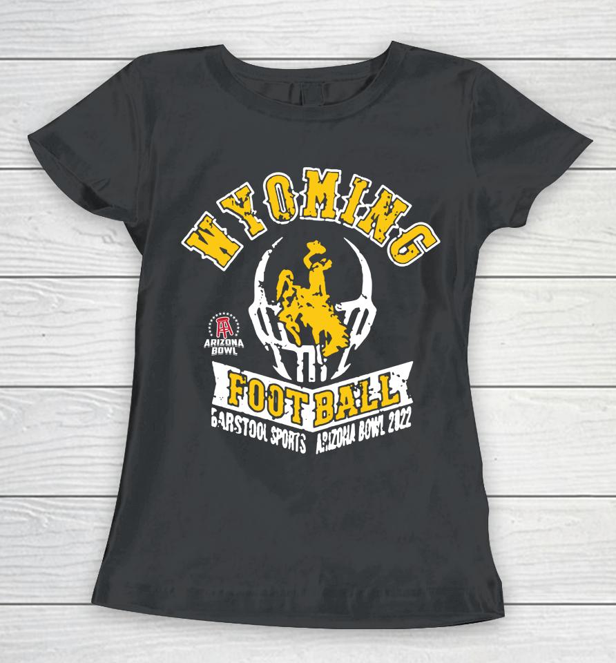 Wyoming Cowboys 2022 Arizona Bowl Barstool Sports Women T-Shirt