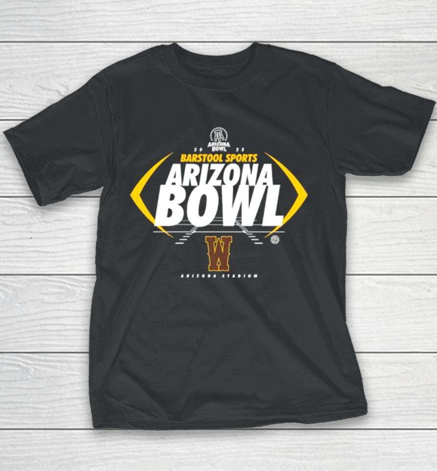 Wyoming Cowboys 2023 Barstool Sports Arizona Bowl Youth T-Shirt