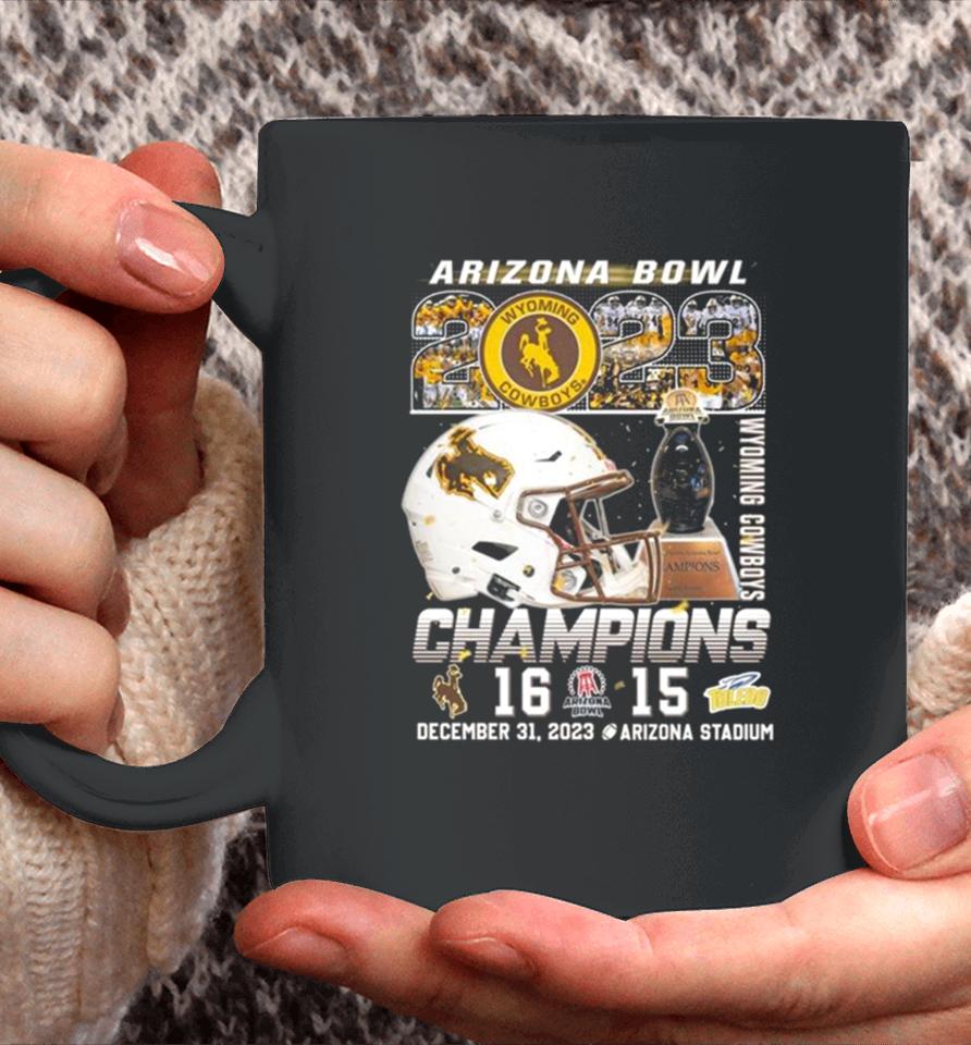 Wyoming Cowboys Arizona Bowl 2023 Champions December 31 2023 Arizona Stadium Coffee Mug