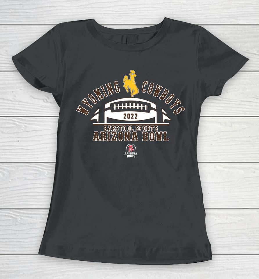 Wyoming Cowboys Barstool Sports 2022 Arizona Bowl Women T-Shirt