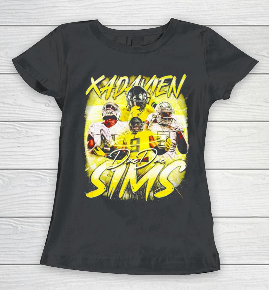 Xadavien Sims Players Graphics Poster Women T-Shirt