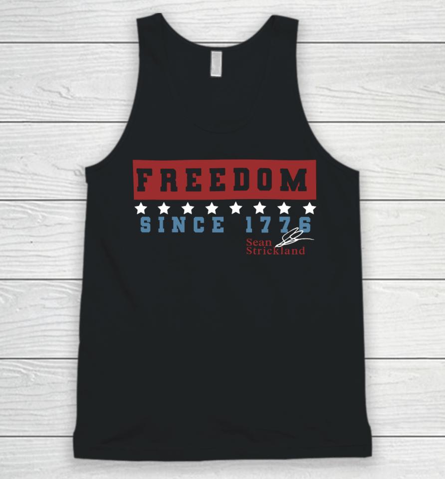 Xile Freedom Since 1776 Sean Strickland Unisex Tank Top