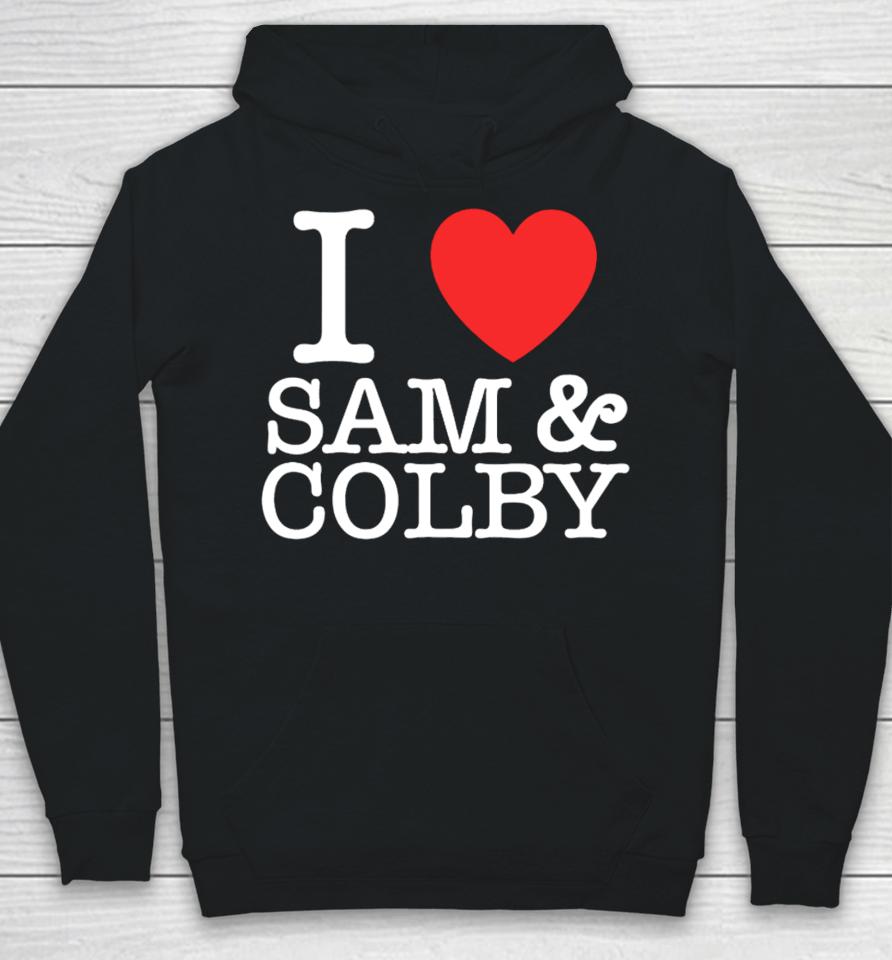 Xplr Merch I Love Sam And Colby Hoodie