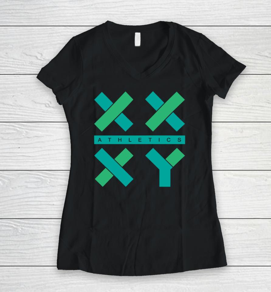 Xx Xy Athletics Women V-Neck T-Shirt