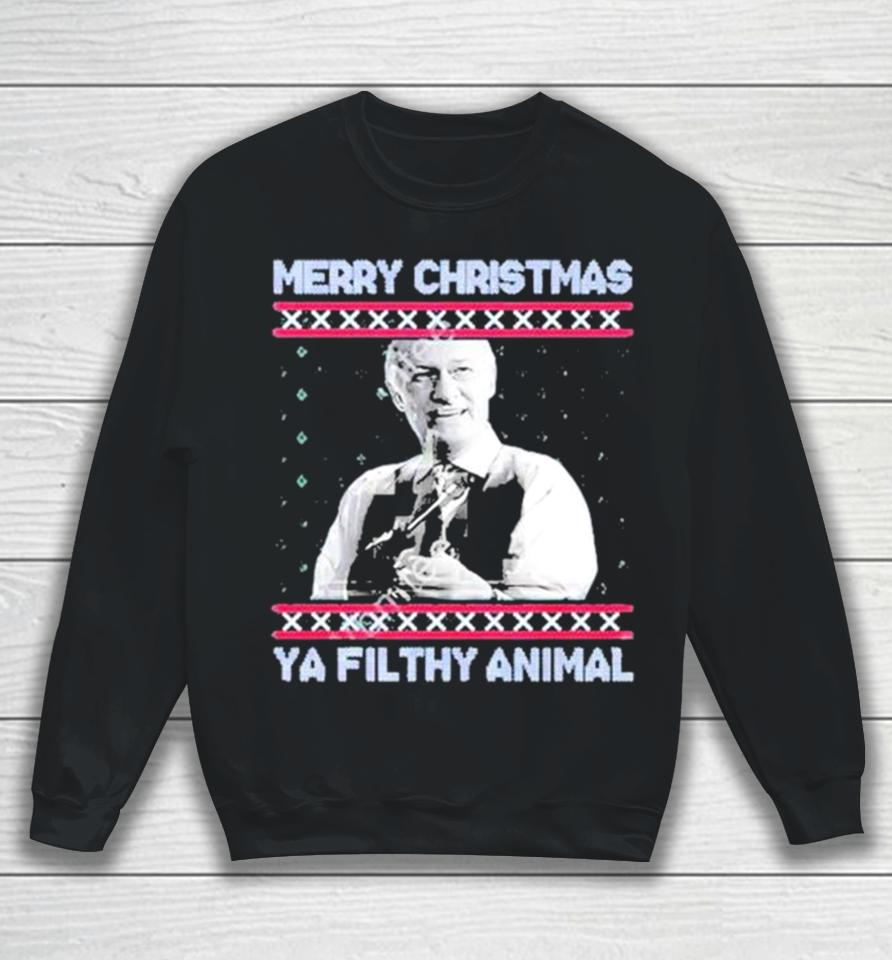 Ya Filthy Animal Tacky Merry Christmas Sweatshirt