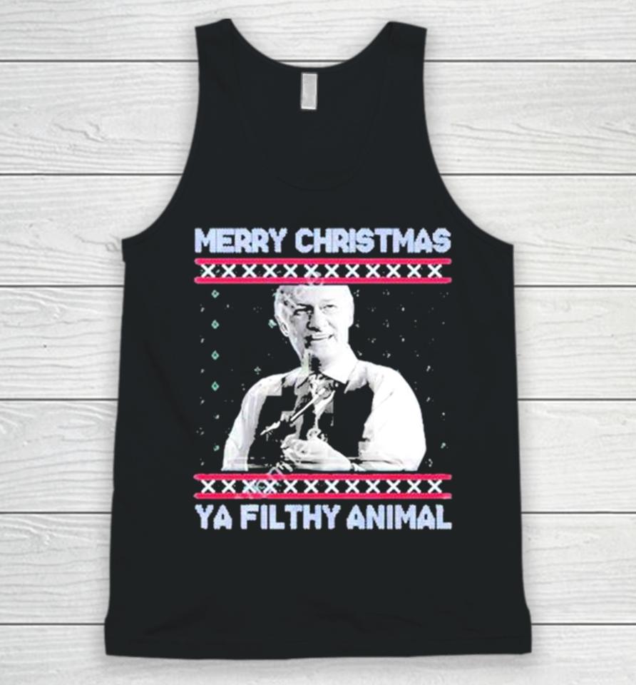 Ya Filthy Animal Tacky Merry Christmas Unisex Tank Top
