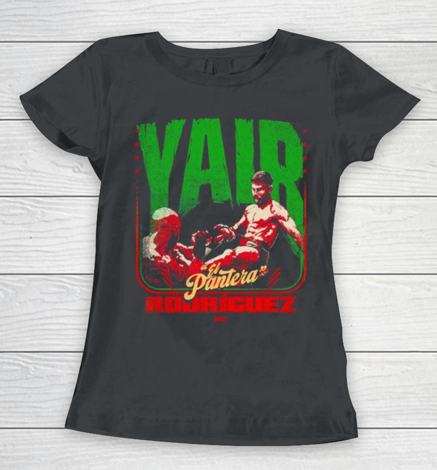 Yair Rodriguez El Pantera Front Kick Wht Ufc Fighter Women T-Shirt