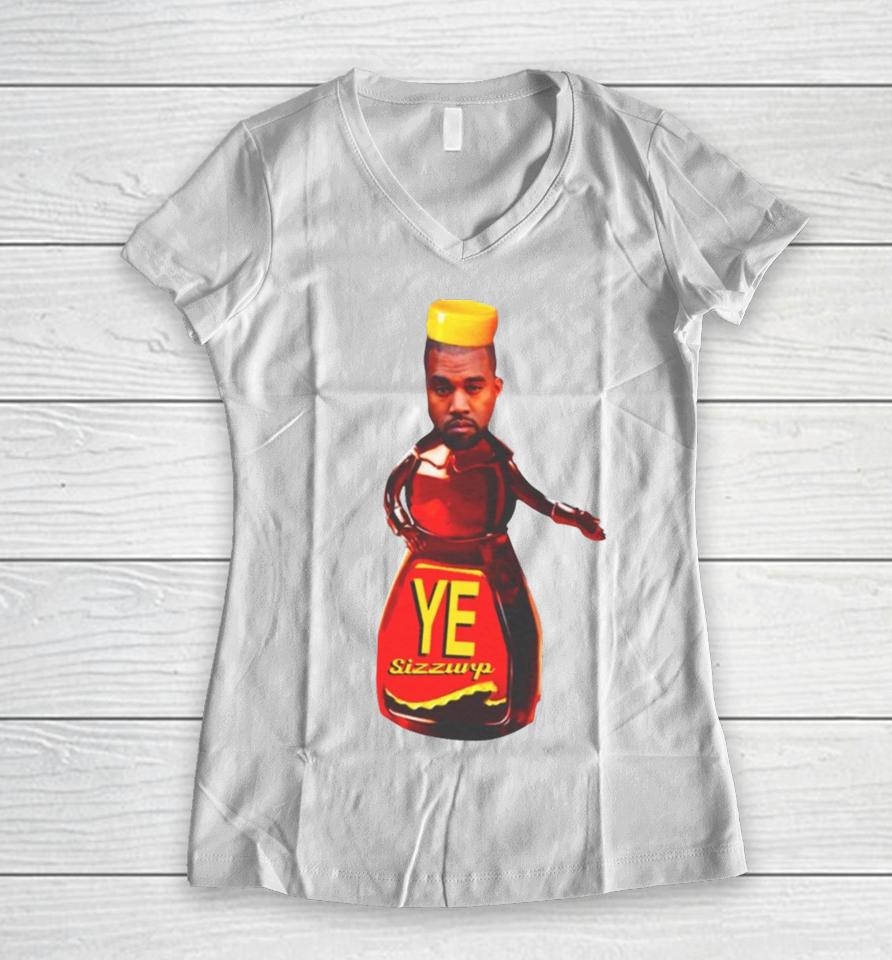 Ye Sizzurp Women V-Neck T-Shirt
