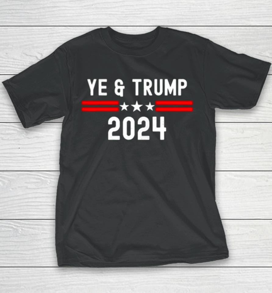 Ye Trump 2024 Election Republican Anti Liberal Freedom Usa Youth T-Shirt