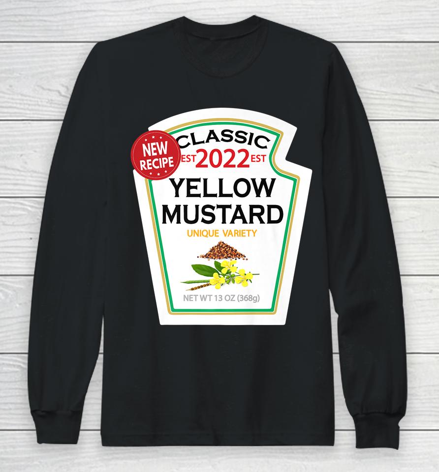 Yellow Mustard Diy Halloween Costume Matching Group Mustard Long Sleeve T-Shirt