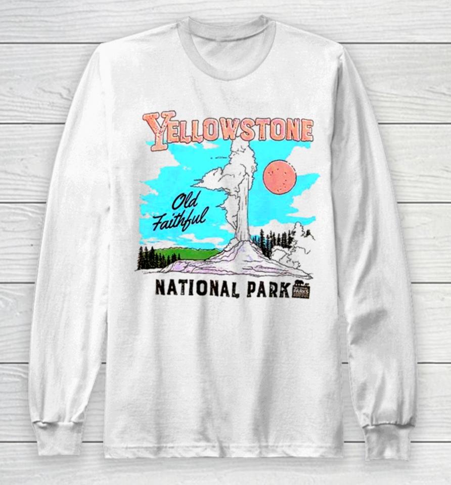 Yellowstone National Park Old Faithful Long Sleeve T-Shirt