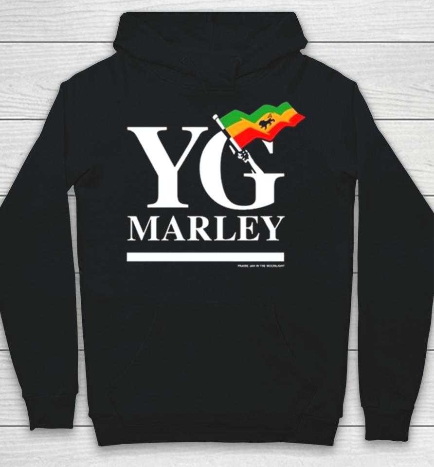 Yg Marley Flag Logo Praise Jah In The Moonlight Hoodie