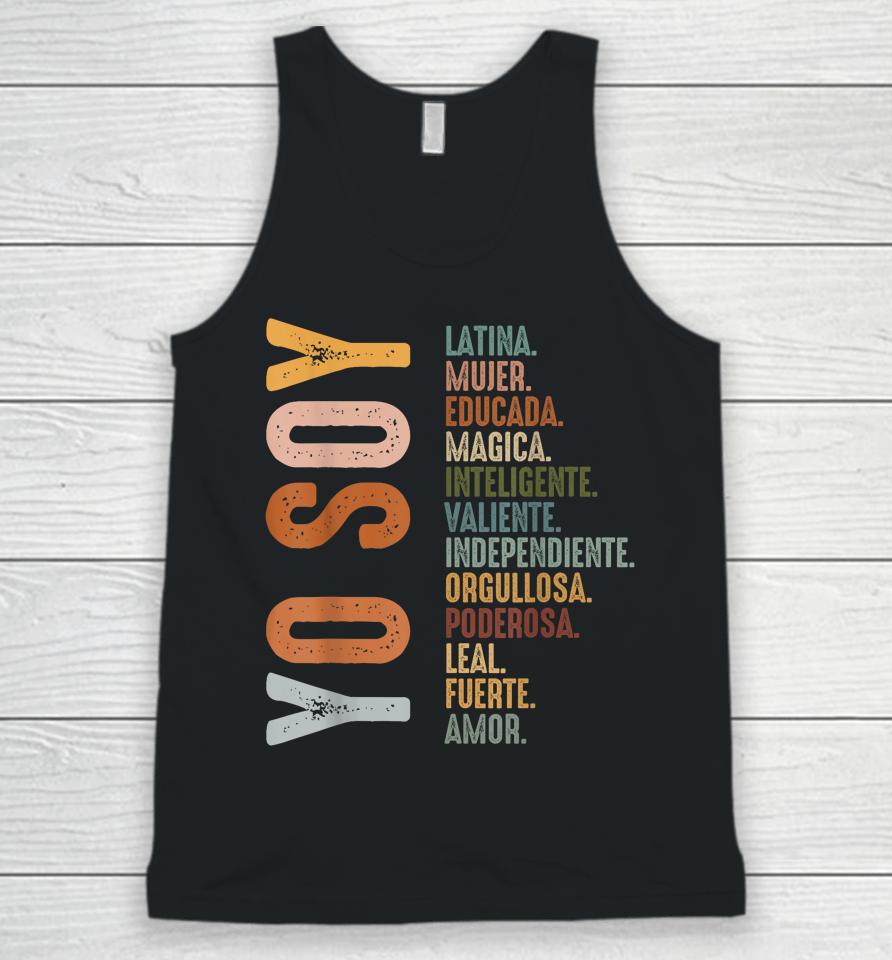 Yo Soy Funny Mexican Hispanic Heritage Month Unisex Tank Top
