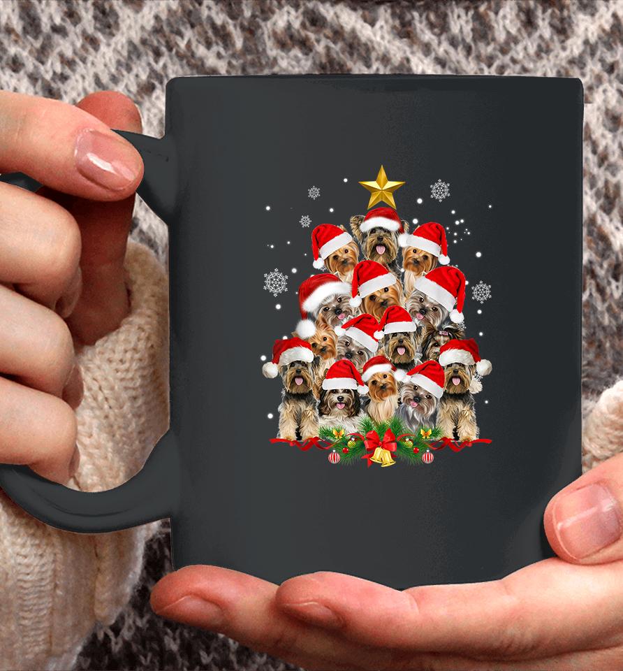 Yorkie Christmas Tree Funny Xmas Gifts Coffee Mug