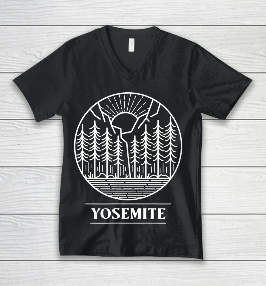 Yosemite National Park Unisex V-Neck T-Shirt