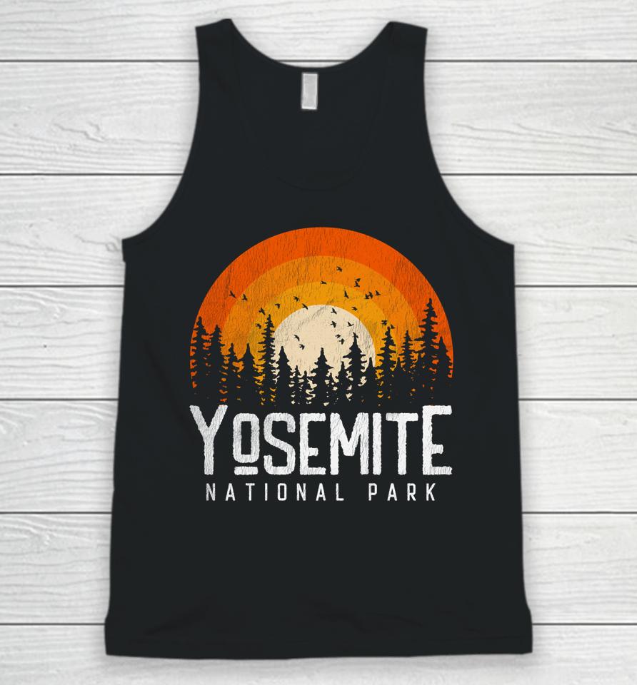 Yosemite Shirt Us National Park Retro Style Vintage 70S 80S Unisex Tank Top