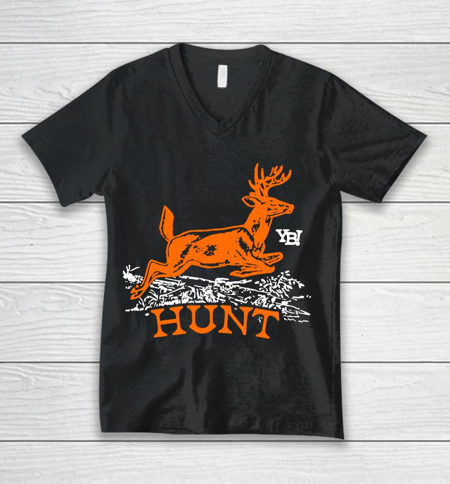 You Betcha Merch Yb Deer Hunt Unisex V-Neck T-Shirt
