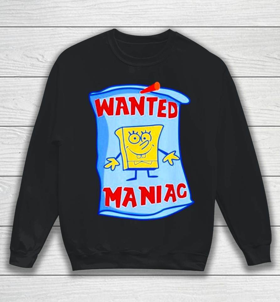 Young Mantis Wearing Wanted Maniac Sweatshirt