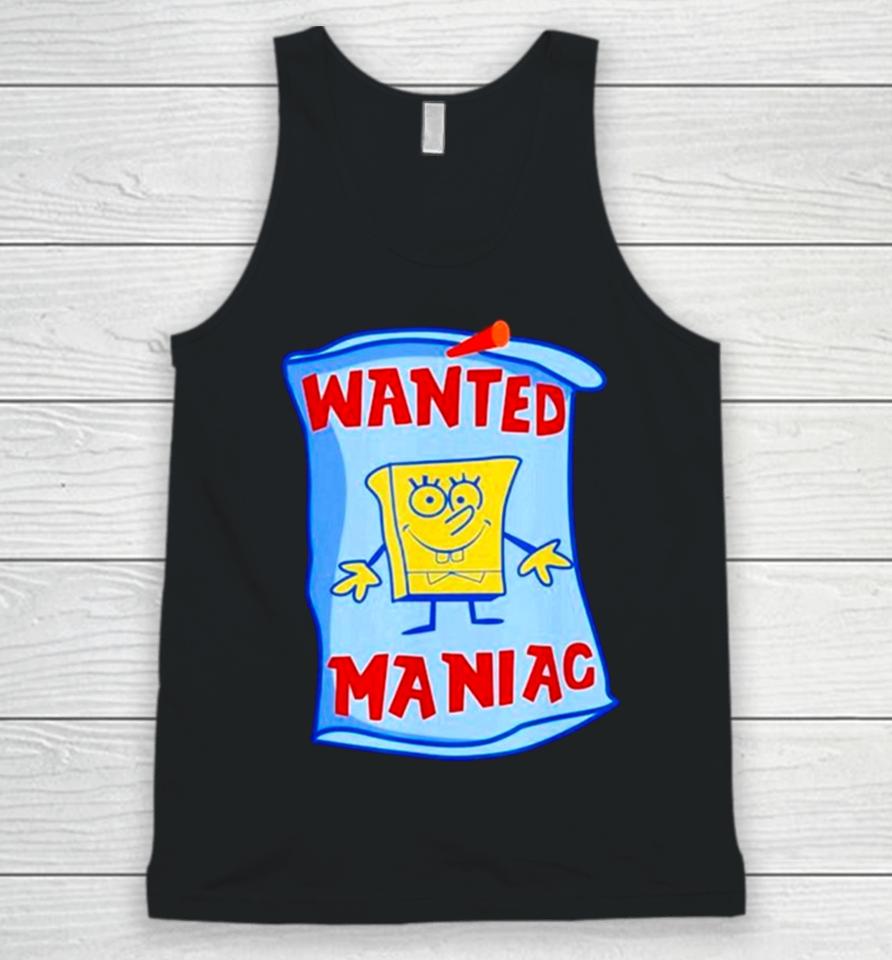 Young Mantis Wearing Wanted Maniac Unisex Tank Top