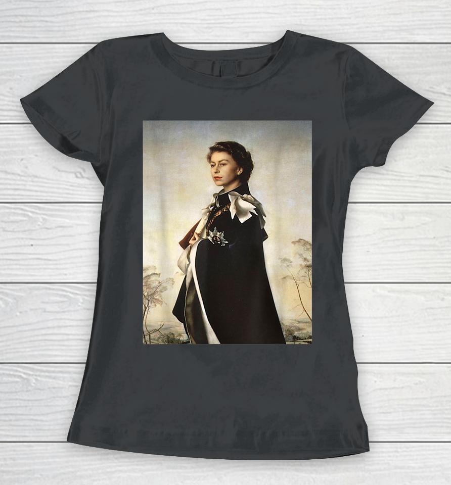Young Monarch - Queen Elizabeth Ii Women T-Shirt