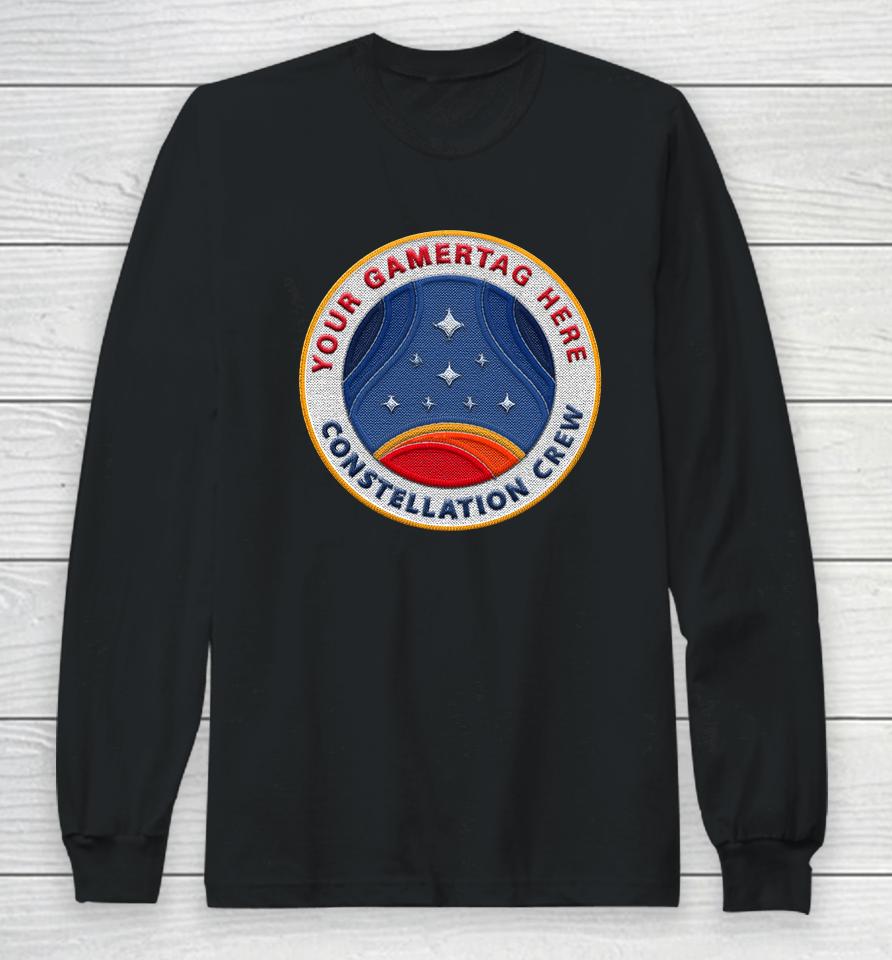 Your Gamertag Here Constellation Crew Long Sleeve T-Shirt