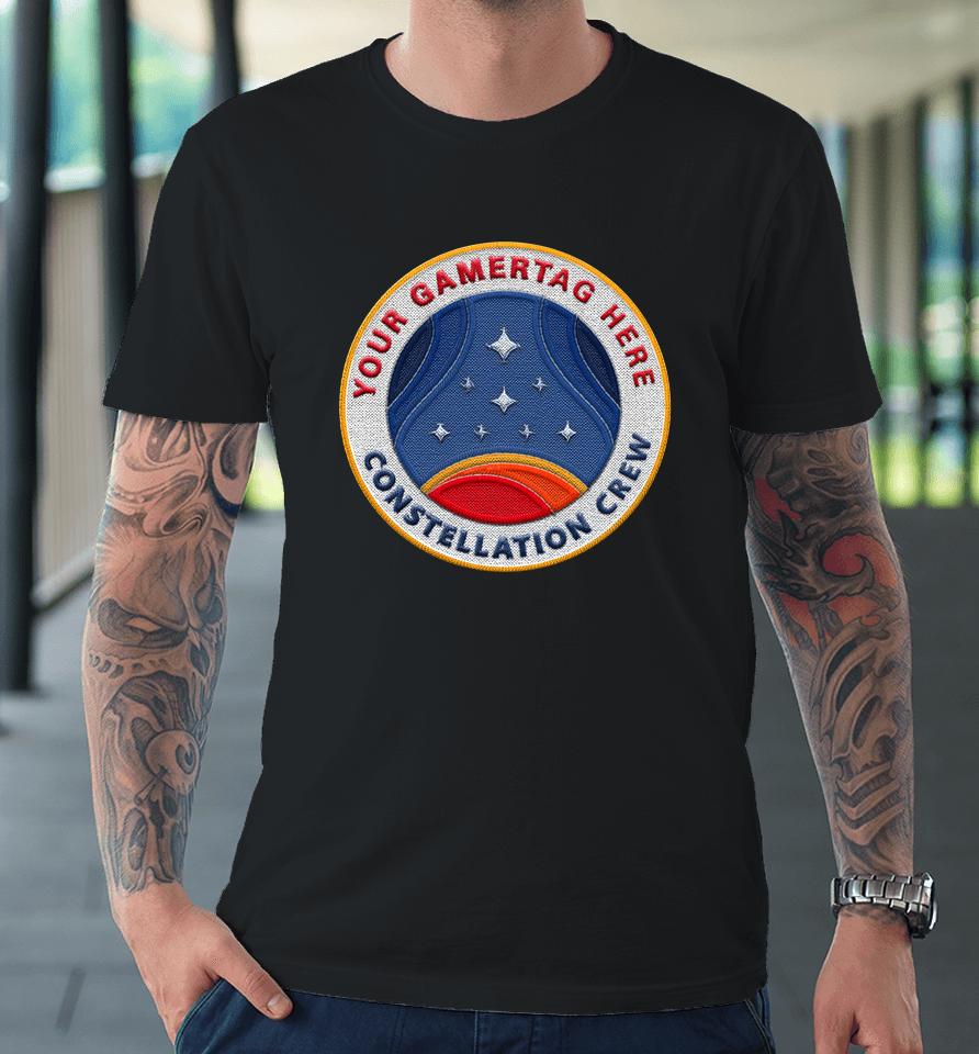 Your Gamertag Here Constellation Crew Premium T-Shirt