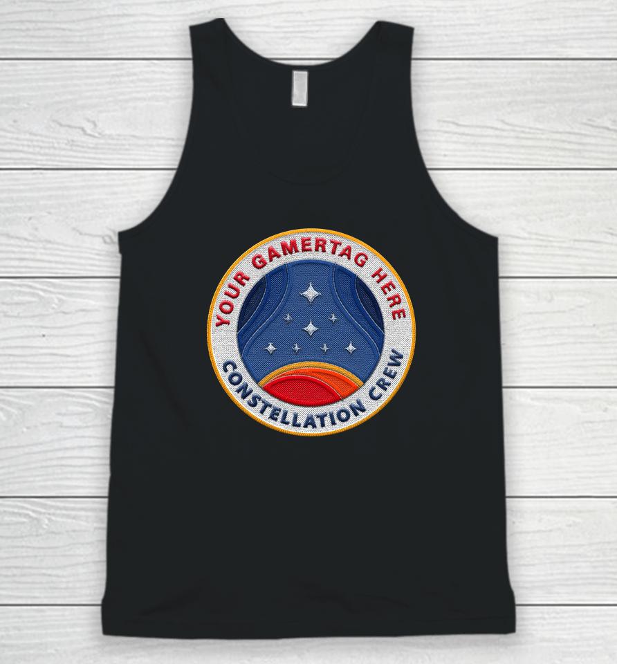 Your Gamertag Here Constellation Crew Unisex Tank Top