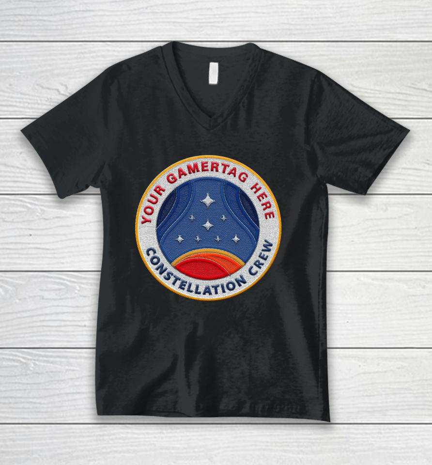 Your Gamertag Here Constellation Crew Unisex V-Neck T-Shirt