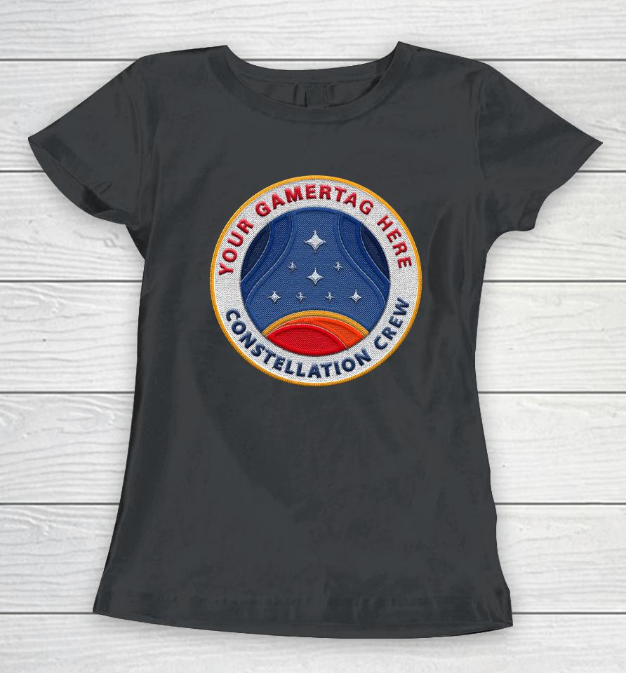Your Gamertag Here Constellation Crew Women T-Shirt