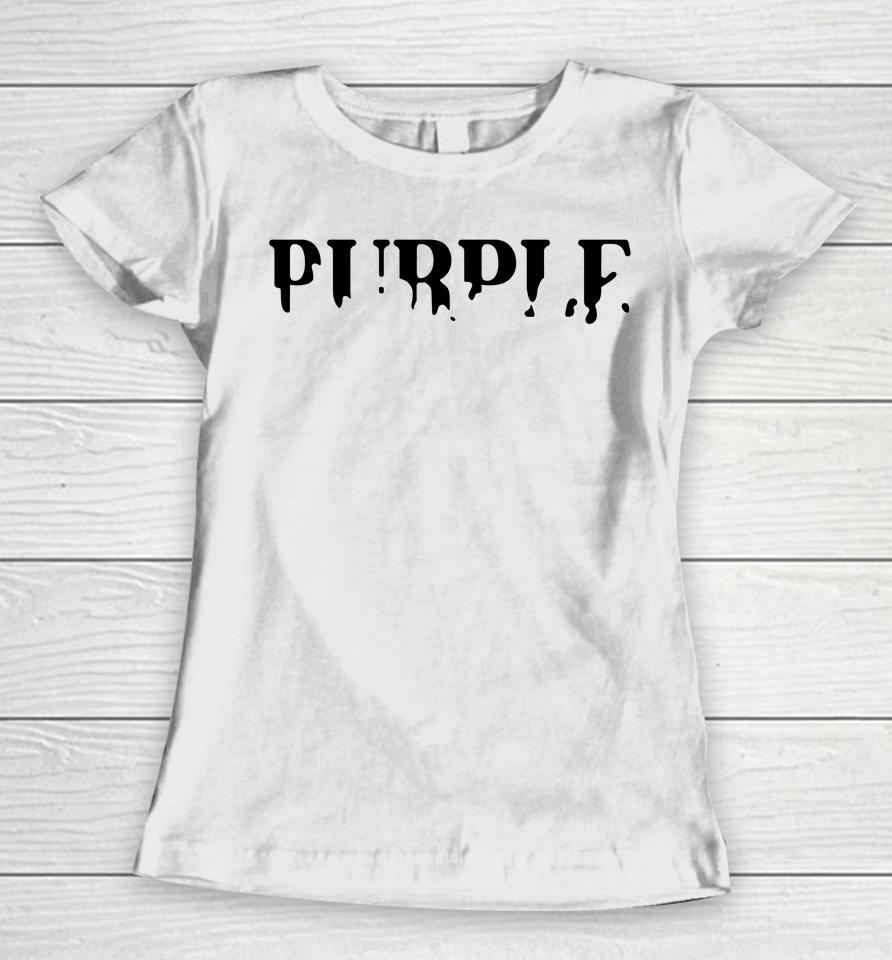 Yourrage Wearing Purple Women T-Shirt