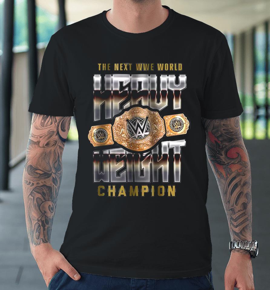 Youth Black Wwe The Next World Heavyweight Champion Premium T-Shirt
