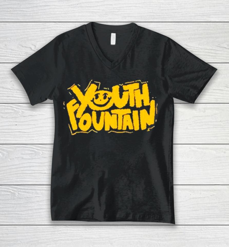 Youth Fountain Puffy Logo Unisex V-Neck T-Shirt