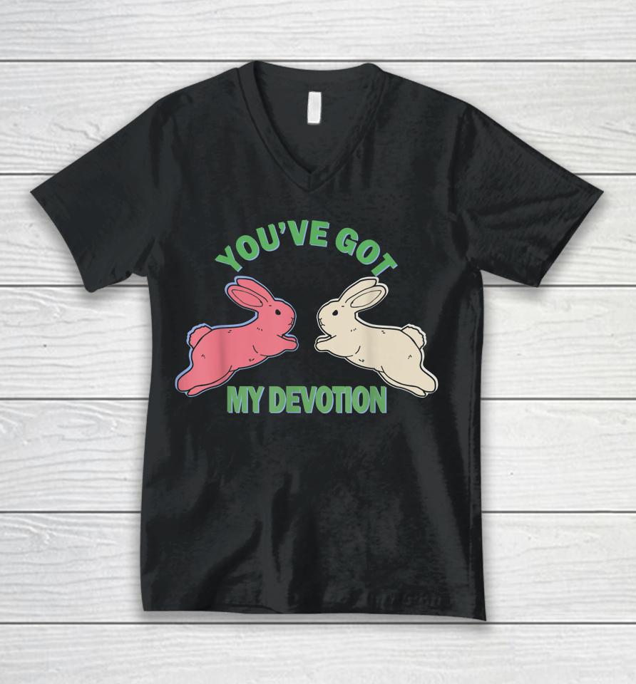 You've Got My Devotion Unisex V-Neck T-Shirt