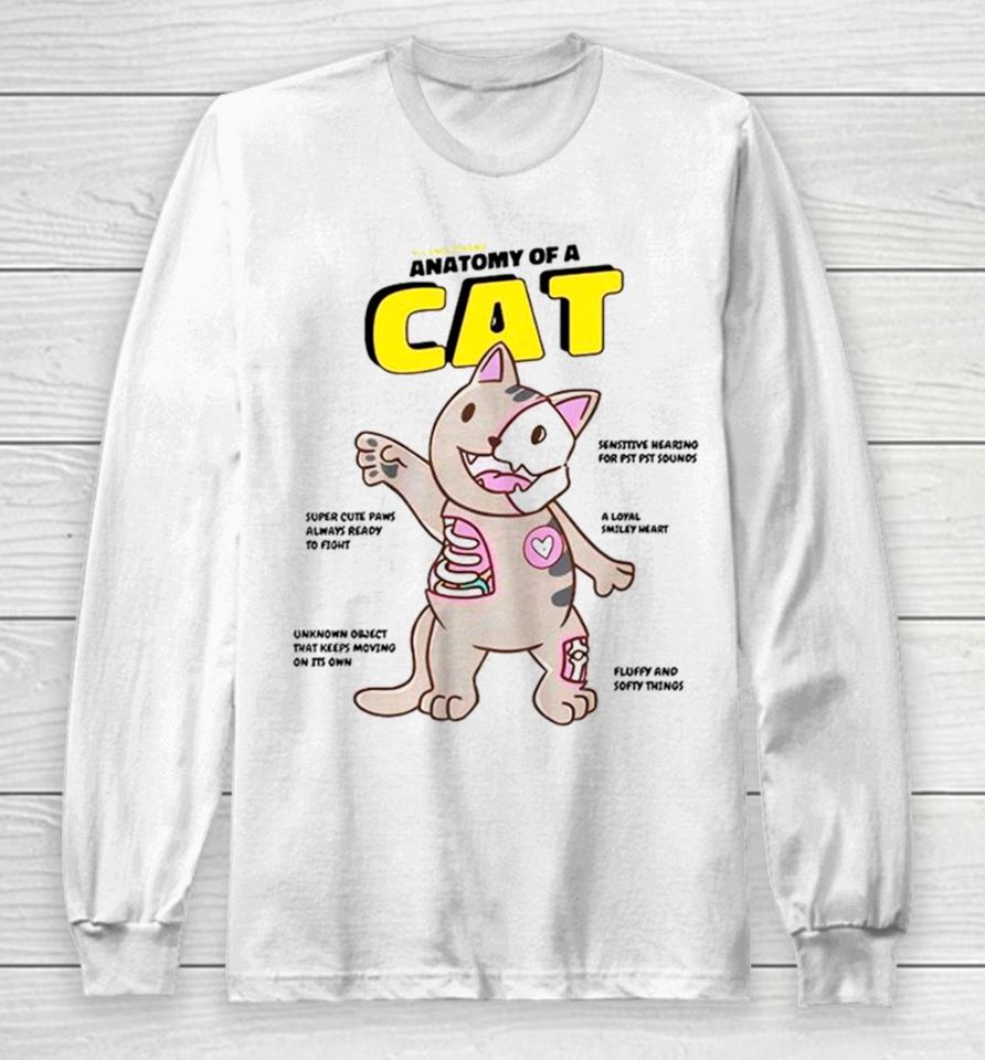 Yujin Cat Anatomy Long Sleeve T-Shirt