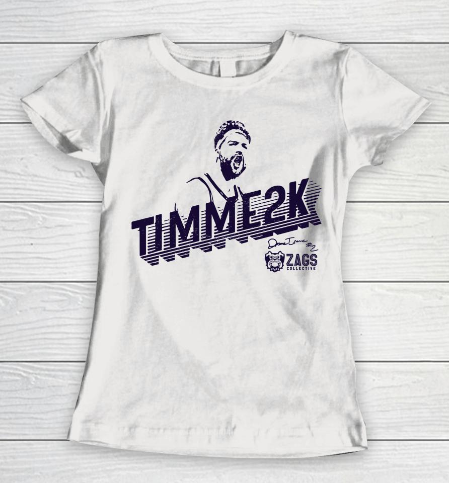 Zags Head Drew Timme 2K Women T-Shirt