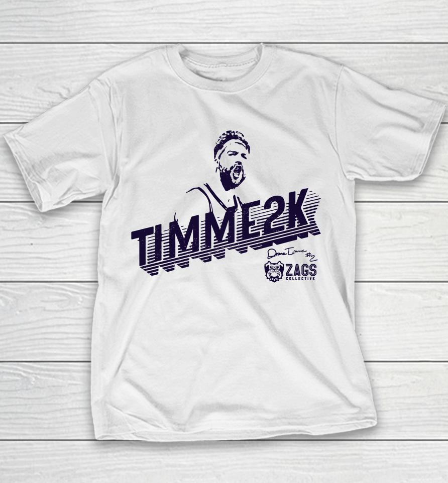 Zags Head Drew Timme 2K Youth T-Shirt