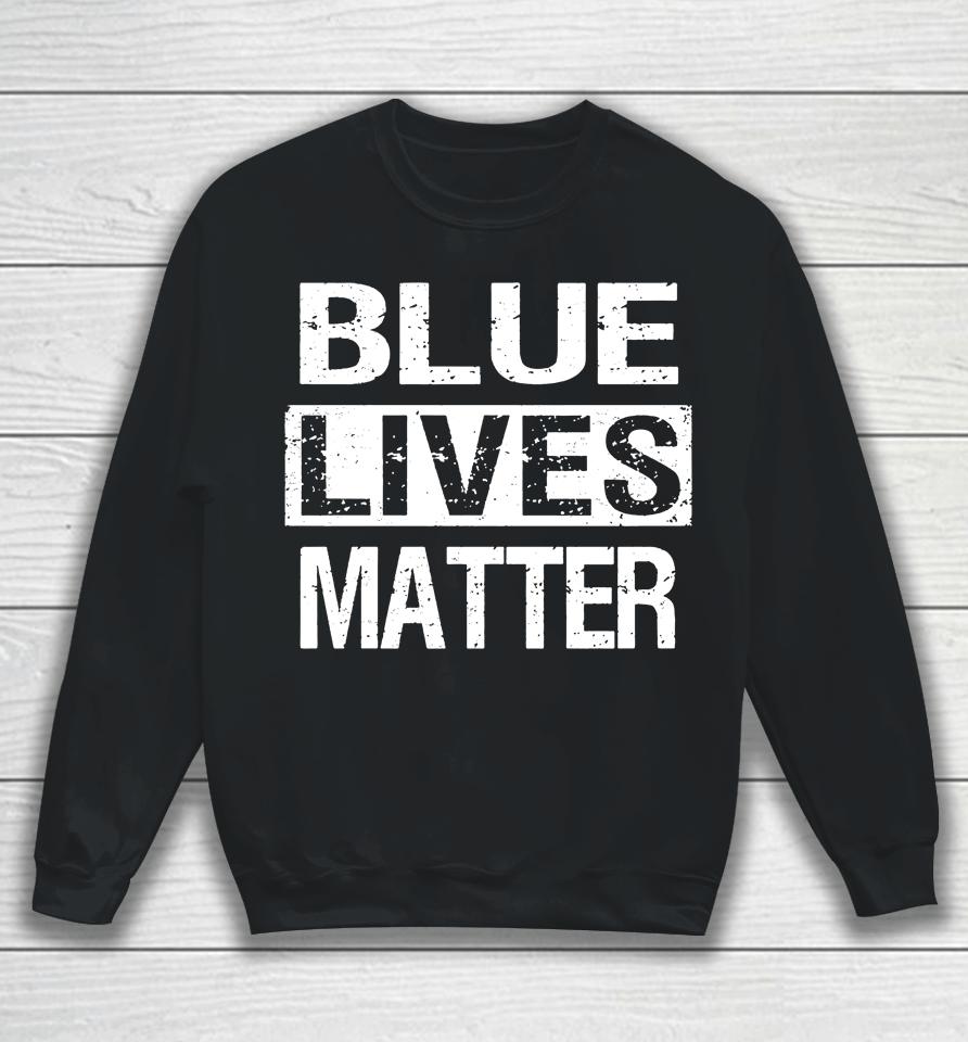 Zeek Arkham Blue Lives Matter Sweatshirt