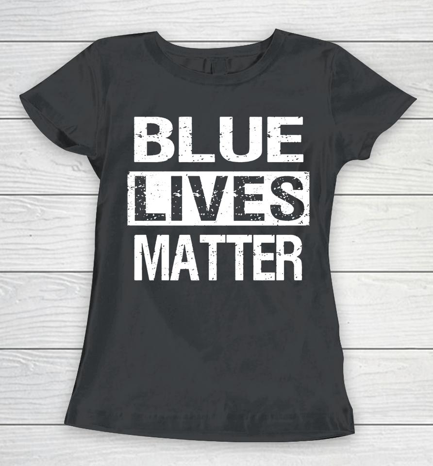 Zeek Arkham Blue Lives Matter Women T-Shirt