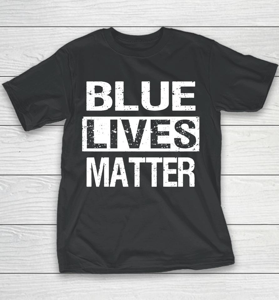 Zeek Arkham Blue Lives Matter Youth T-Shirt