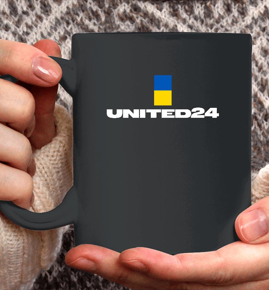 Zelensky Ukraine United 24 Coffee Mug