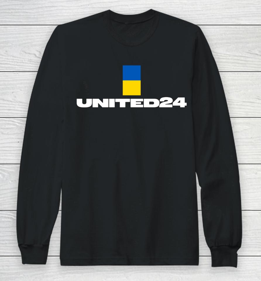 Zelensky Ukraine United 24 Long Sleeve T-Shirt