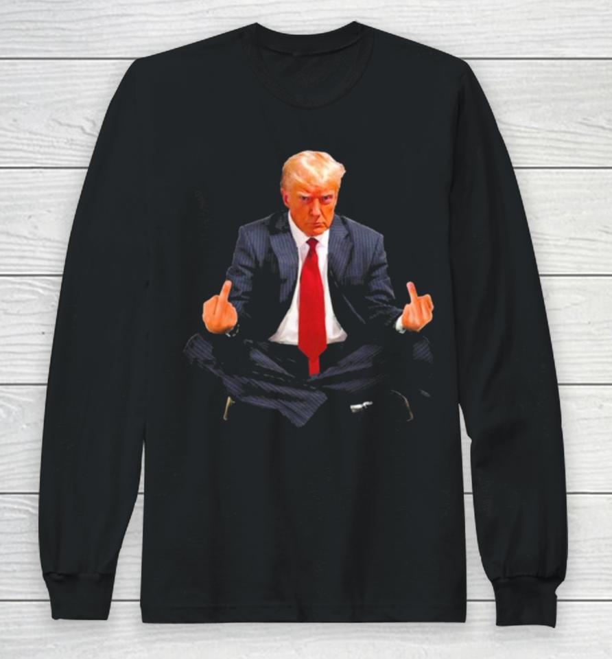 Zen Of Trump Meditation Long Sleeve T-Shirt