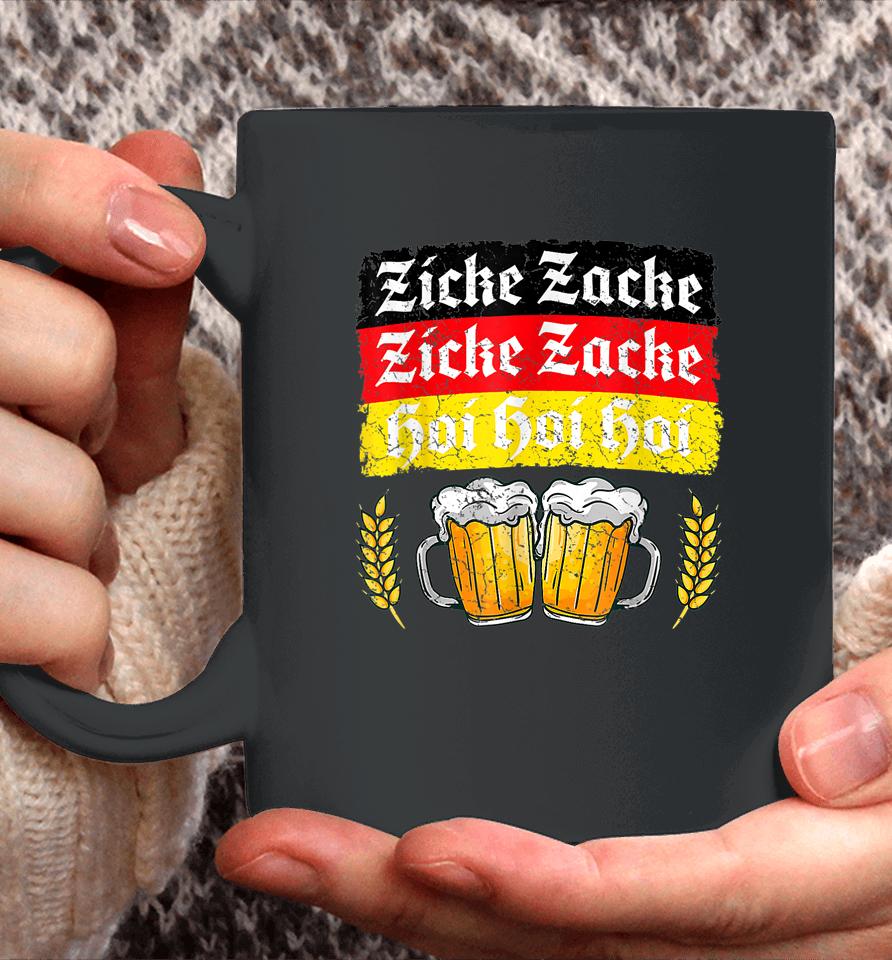 Zicke Zacke Hoi - Funny Germany Flag Oktoberfest German Coffee Mug