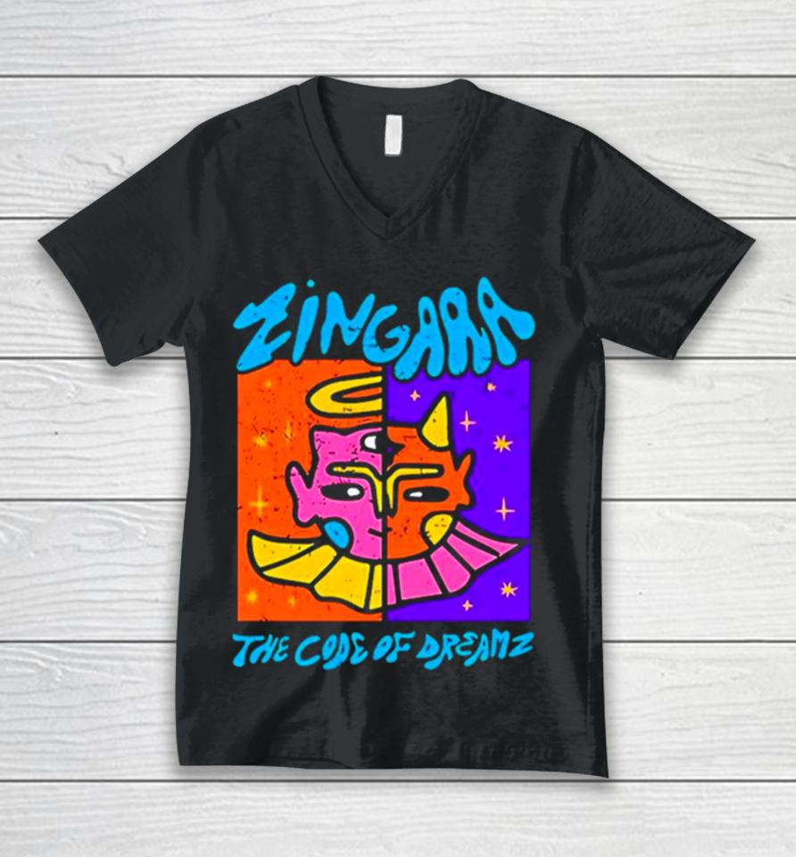 Zingara Good And Evil The Code Of Dreamz Unisex V-Neck T-Shirt