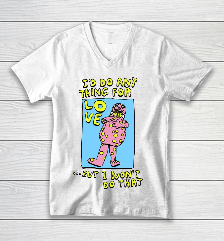 Zoebread Store I Don't Want To Be Mrs Blobby Unisex V-Neck T-Shirt