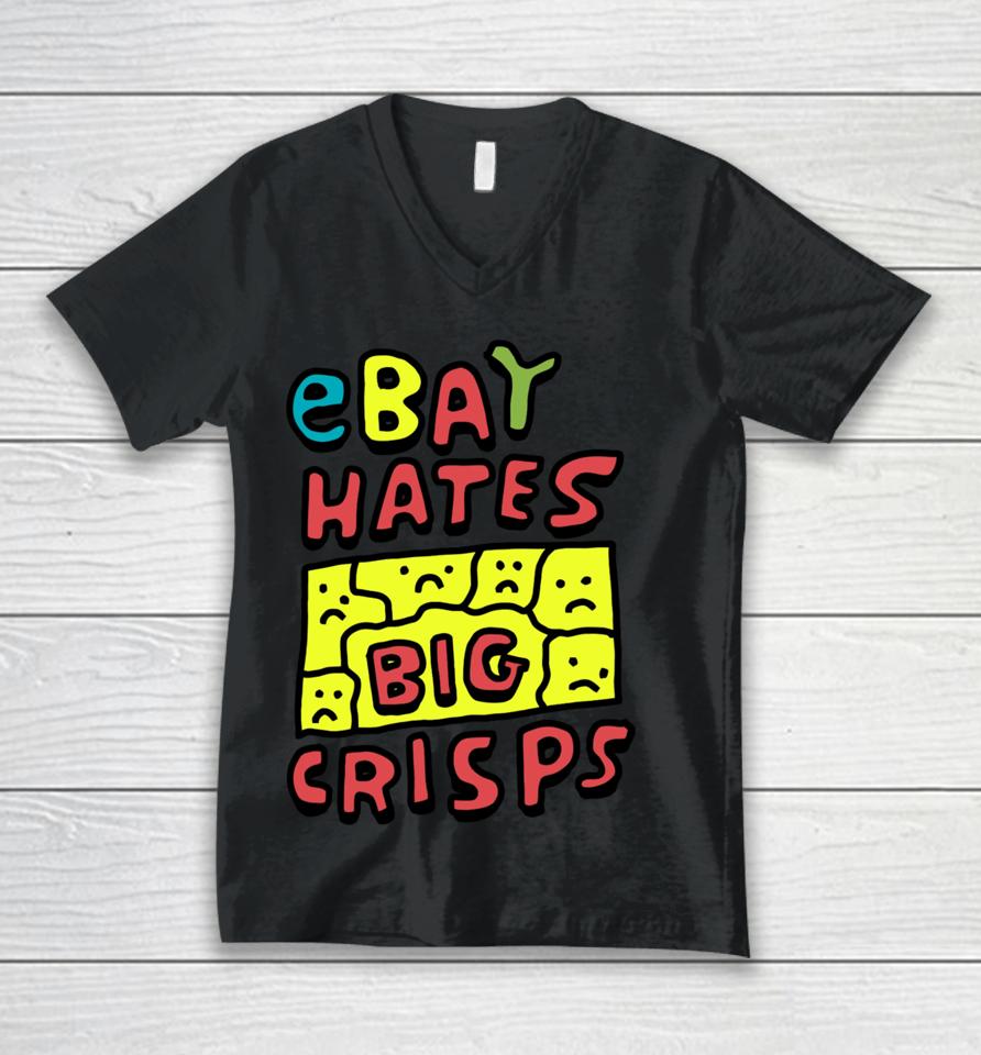 Zoebreadtok Ebay Hates Big Crisps Unisex V-Neck T-Shirt