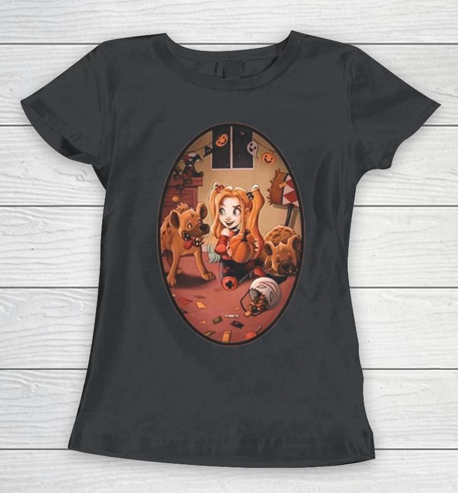 Zullo Trick Or Treat Harley Quinn Women T-Shirt